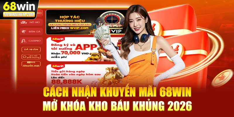 Cách nhận khuyến mãi 68win