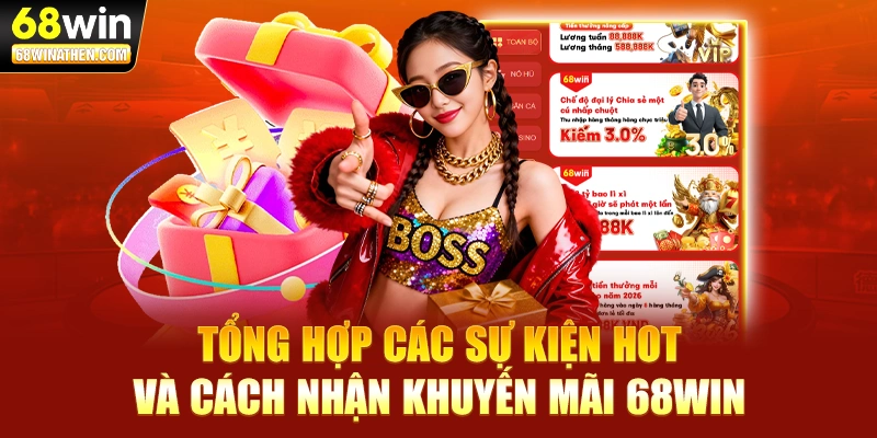Tổng hợp các sự kiện hot và cách nhận khuyến mãi 68WIN